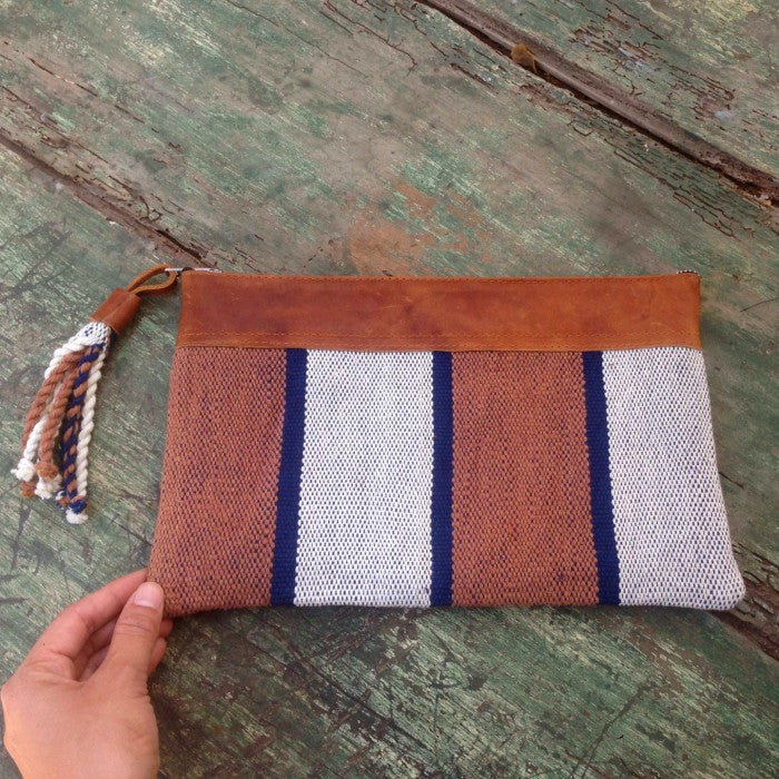 Handspun Cotton Clutch 1
