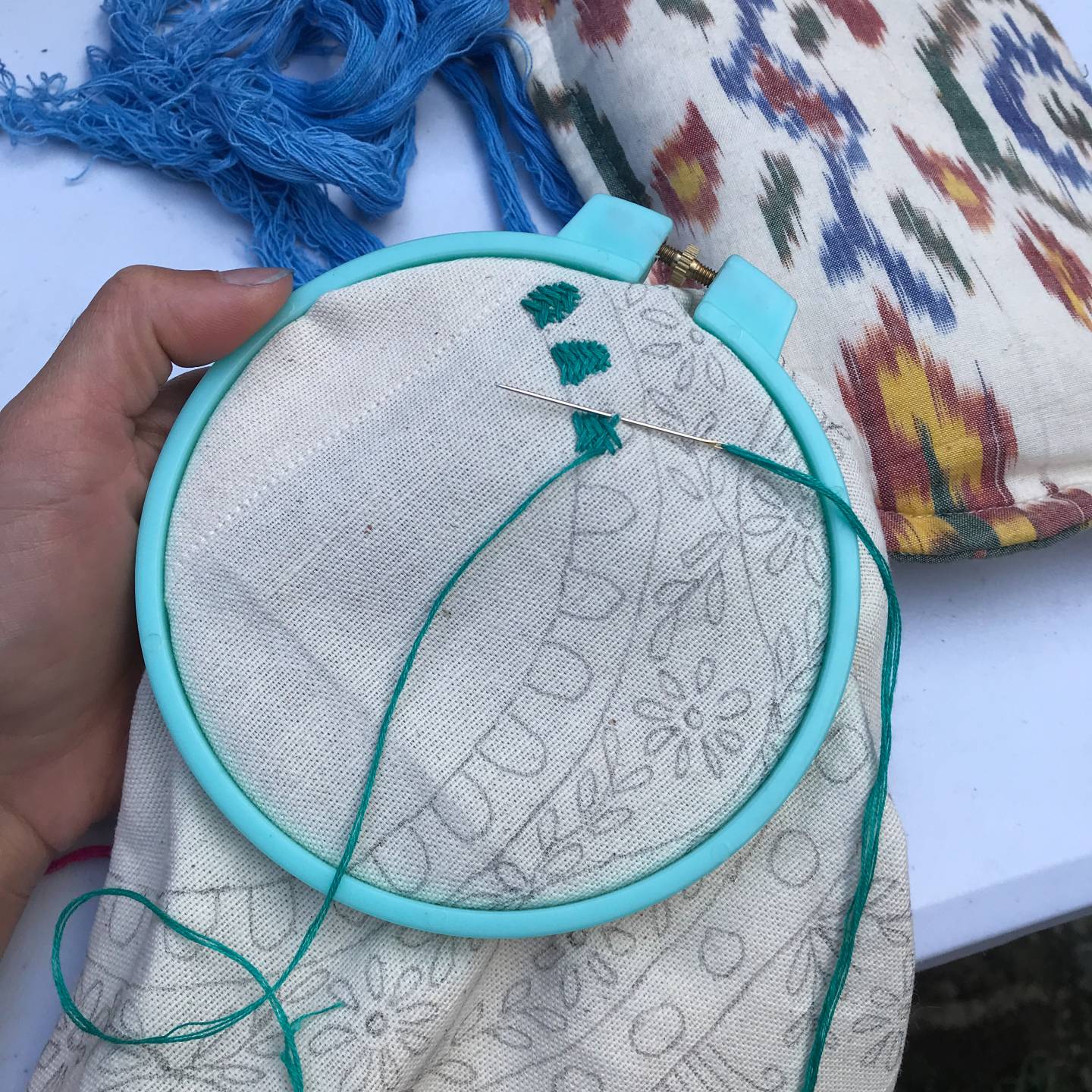 Embroidered Bag: Sumpango Style