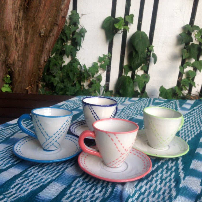 Espresso Set / Running Stitches