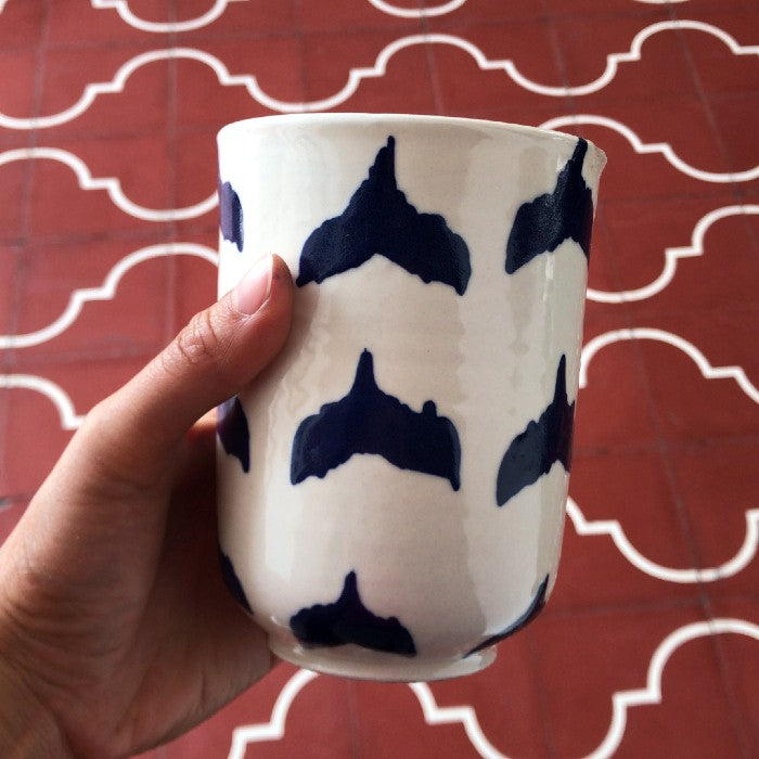 Ikat Ceramic Tumbler (L)