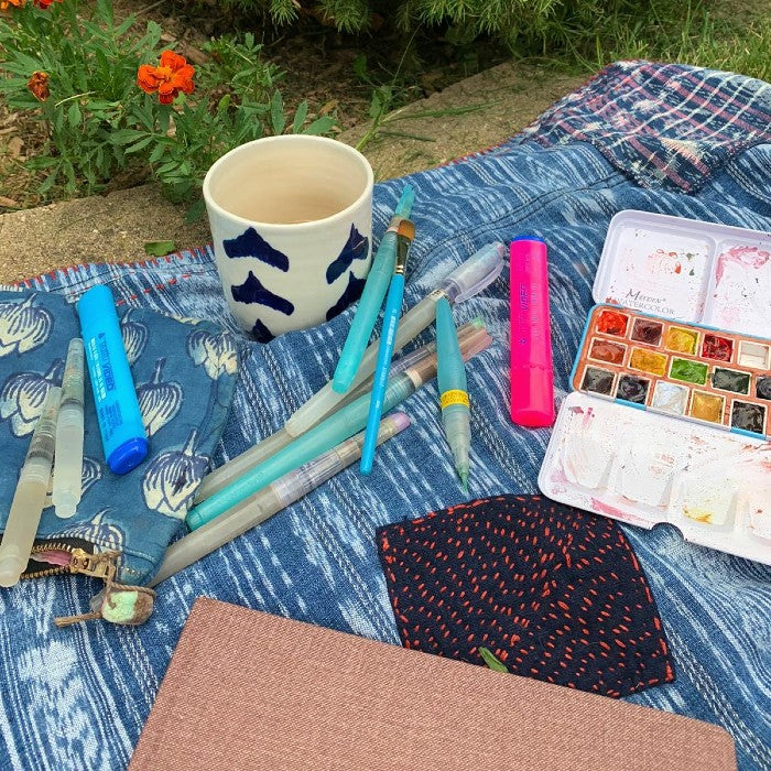 Ikat Ceramic Tumbler (L)