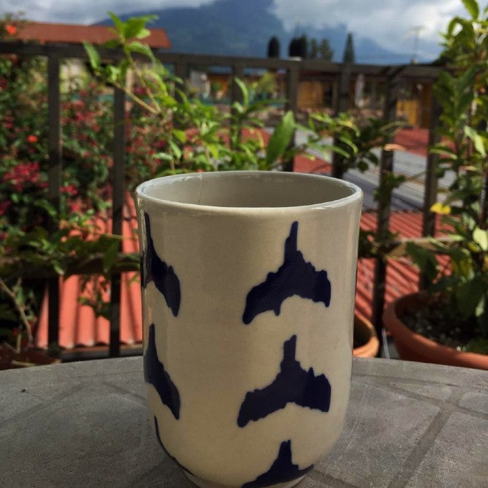 Ikat Ceramic Tumbler (L)