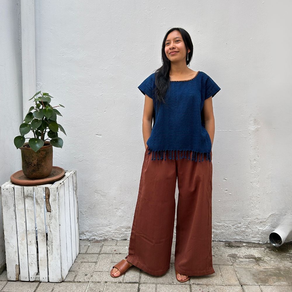 Trousers: Coffee + Indigo (L)