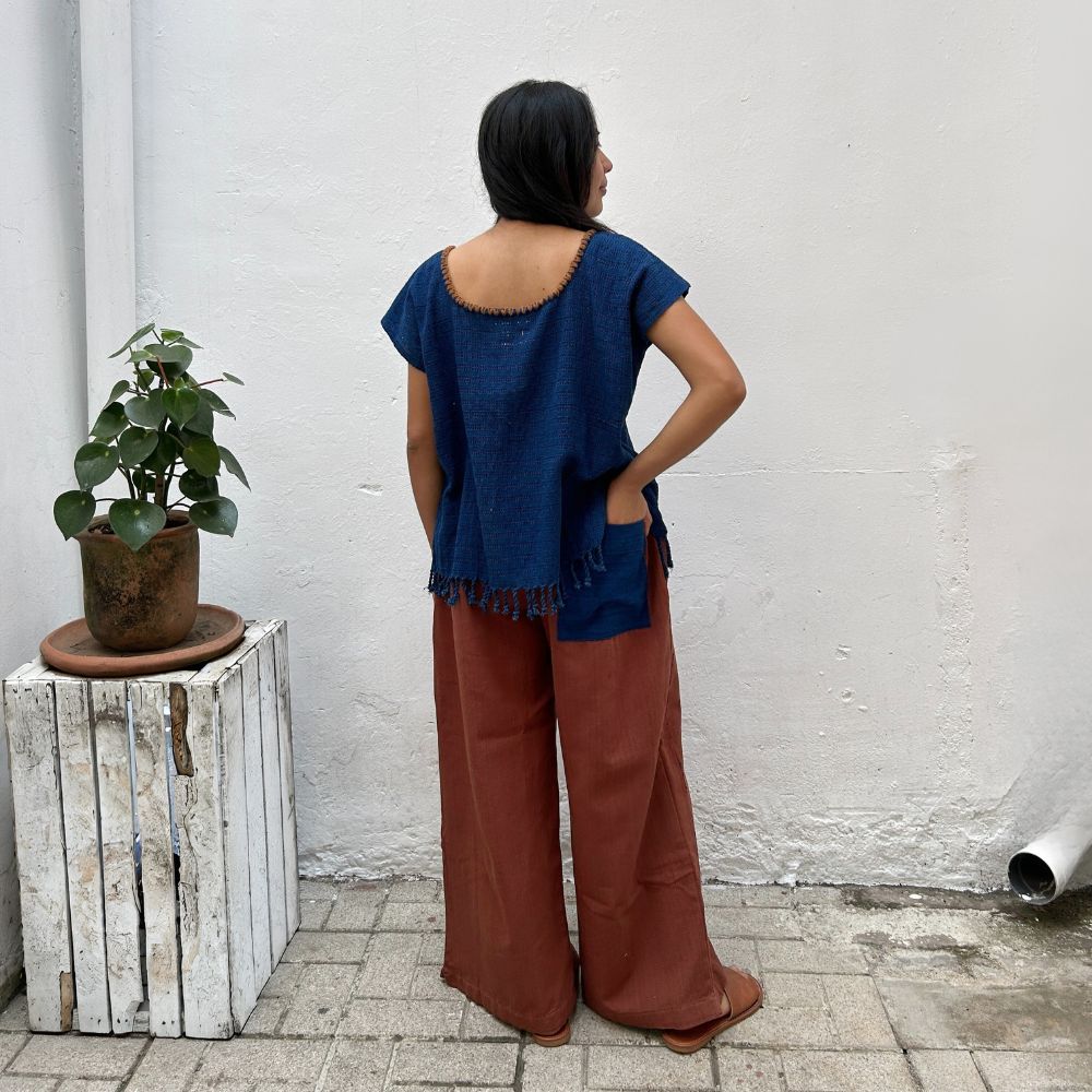 Trousers: Coffee + Indigo (L)