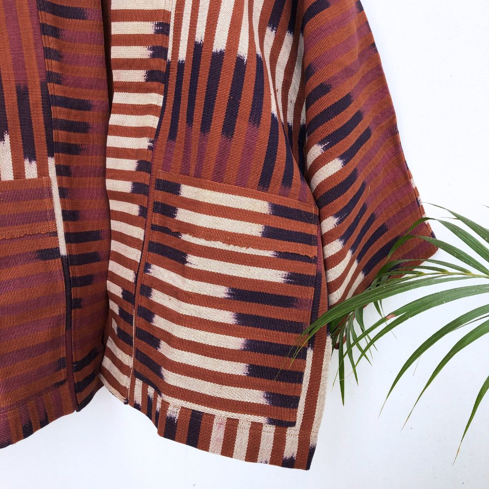 The Aiko Jacket: Terra Ikat