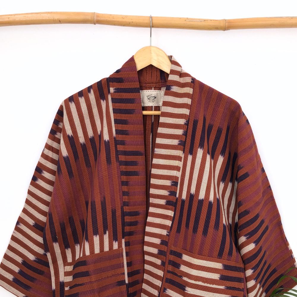 The Aiko Jacket: Terra Ikat