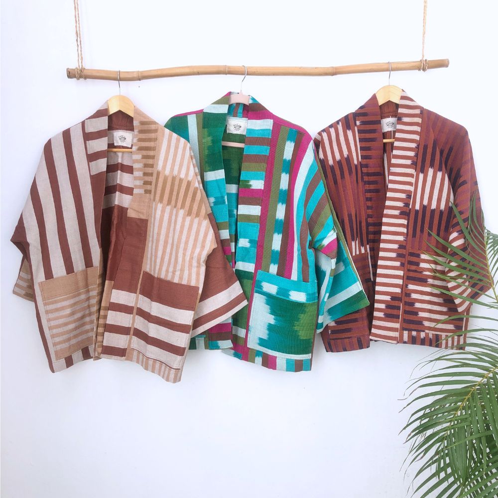 The Aiko Jacket: Terra Ikat