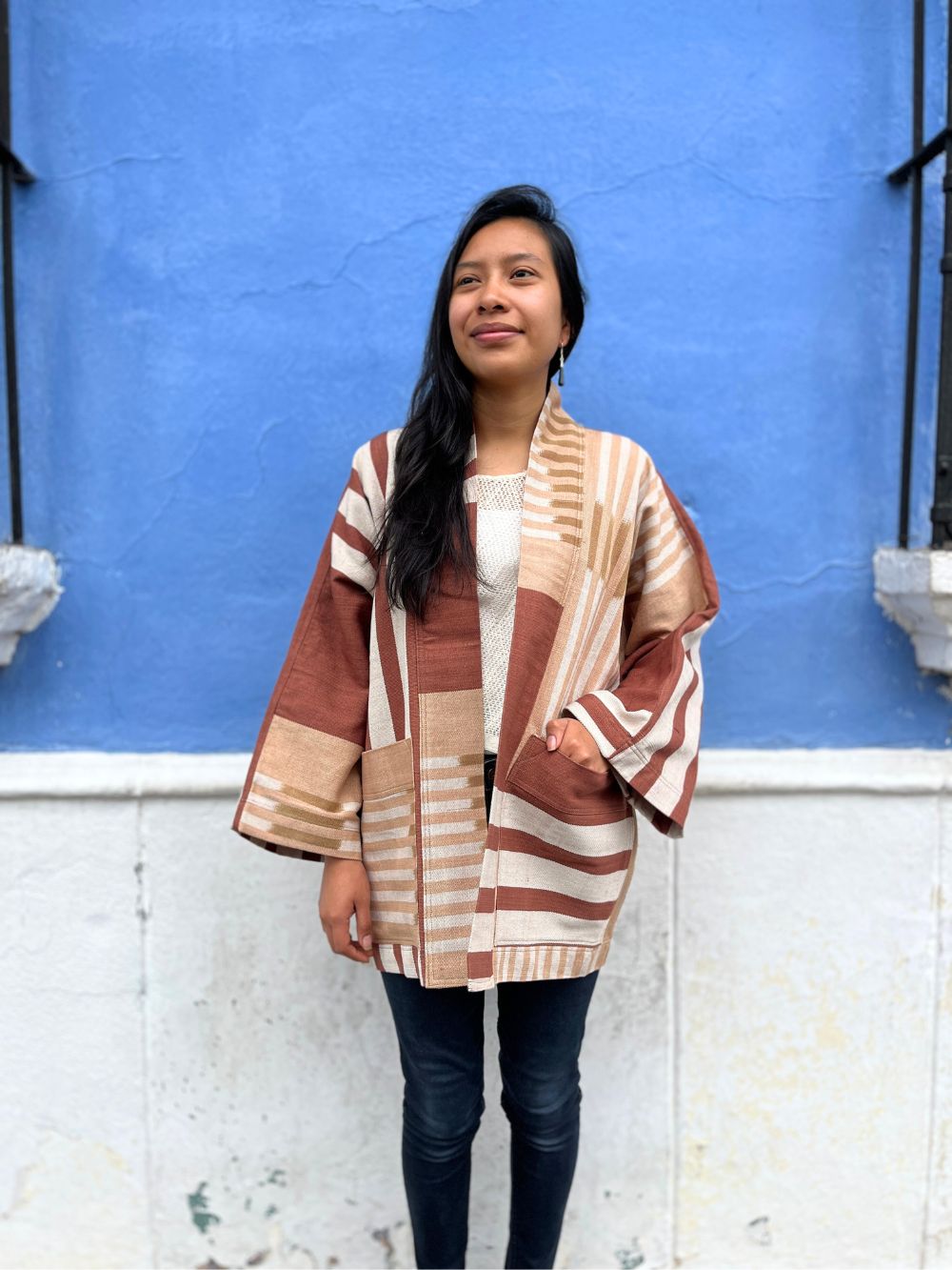 The Aiko Jacket: Big Blocks Ikat