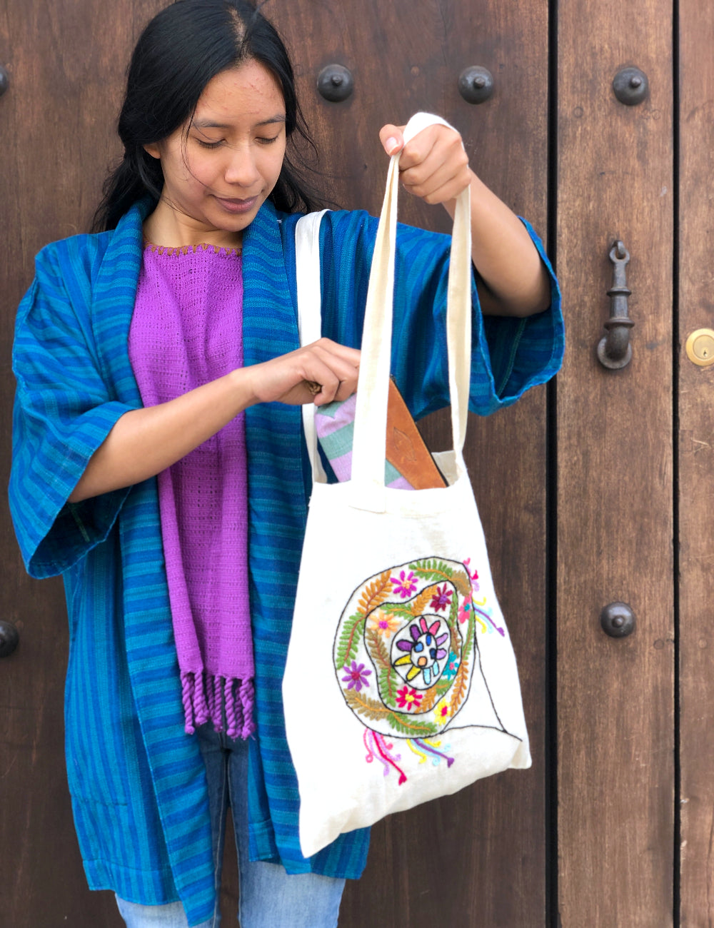 Embroidered Bag: Barriletes