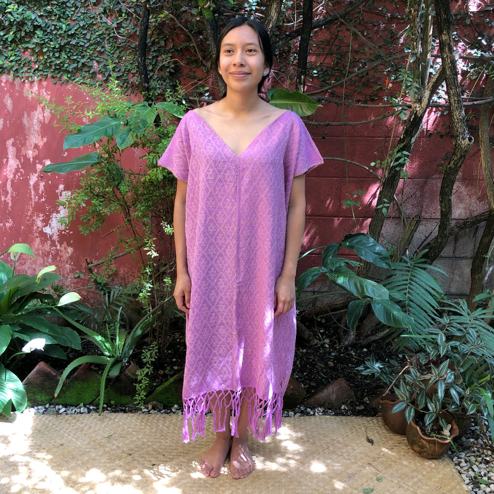 Clouds of Cobán Dress: Cochineal & Coconut (M)