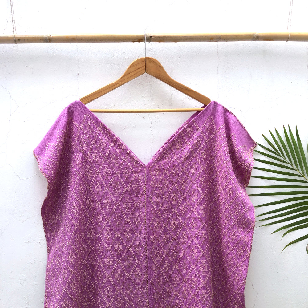 Clouds of Cobán Dress: Cochineal & Coconut (M)