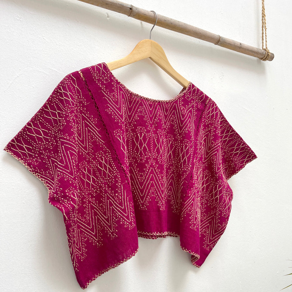 Clouds of Cobán in Maroon + Coconut (S)