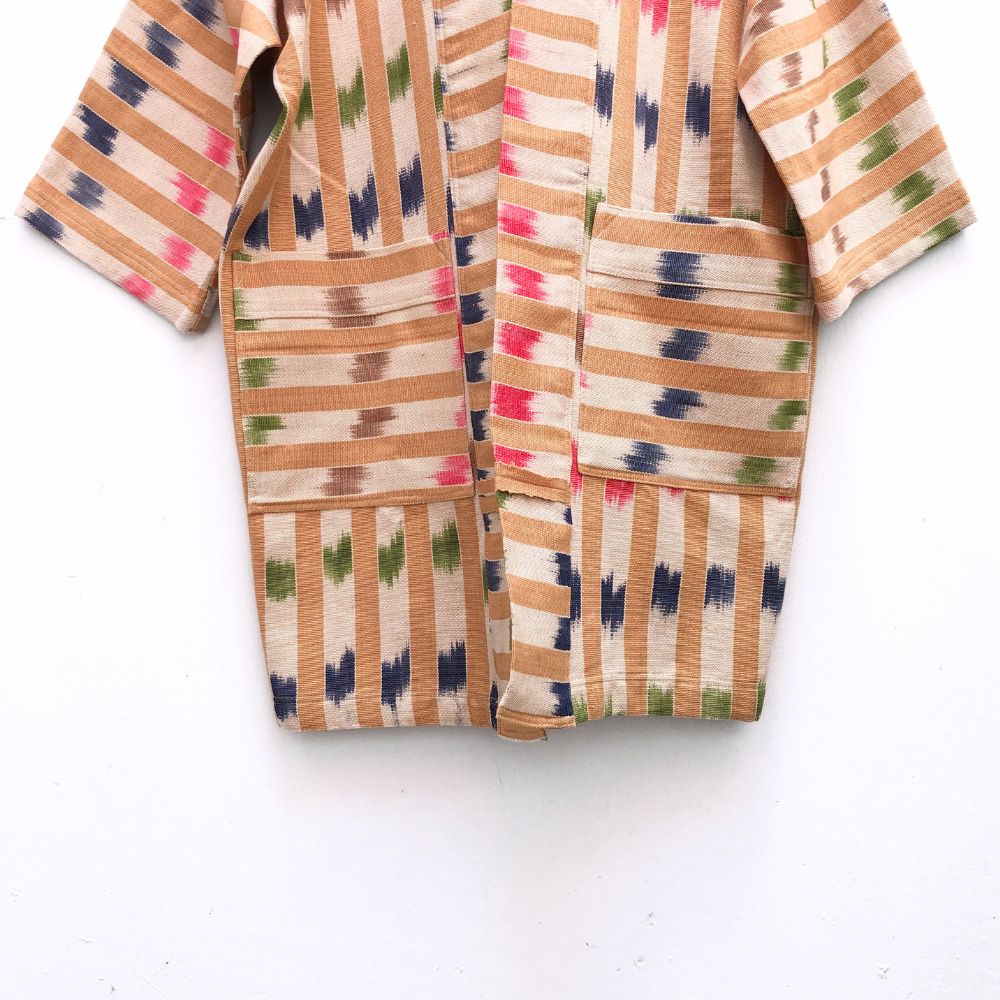 The Aiko Coat: Confetti Ikat