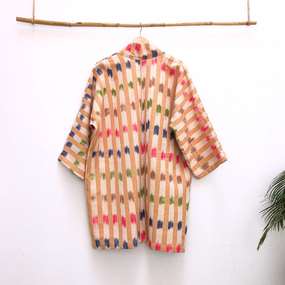 The Aiko Coat: Confetti Ikat