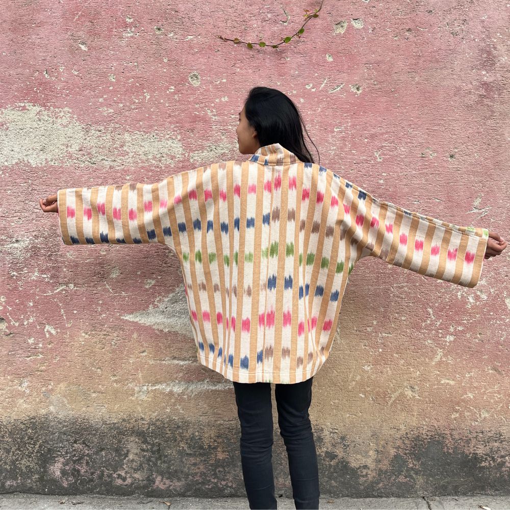 The Aiko Jacket: Confetti Ikat