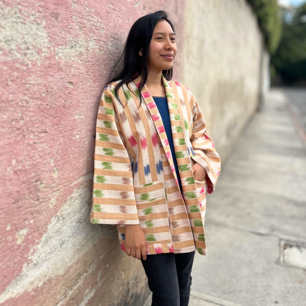 The Aiko Jacket: Confetti Ikat