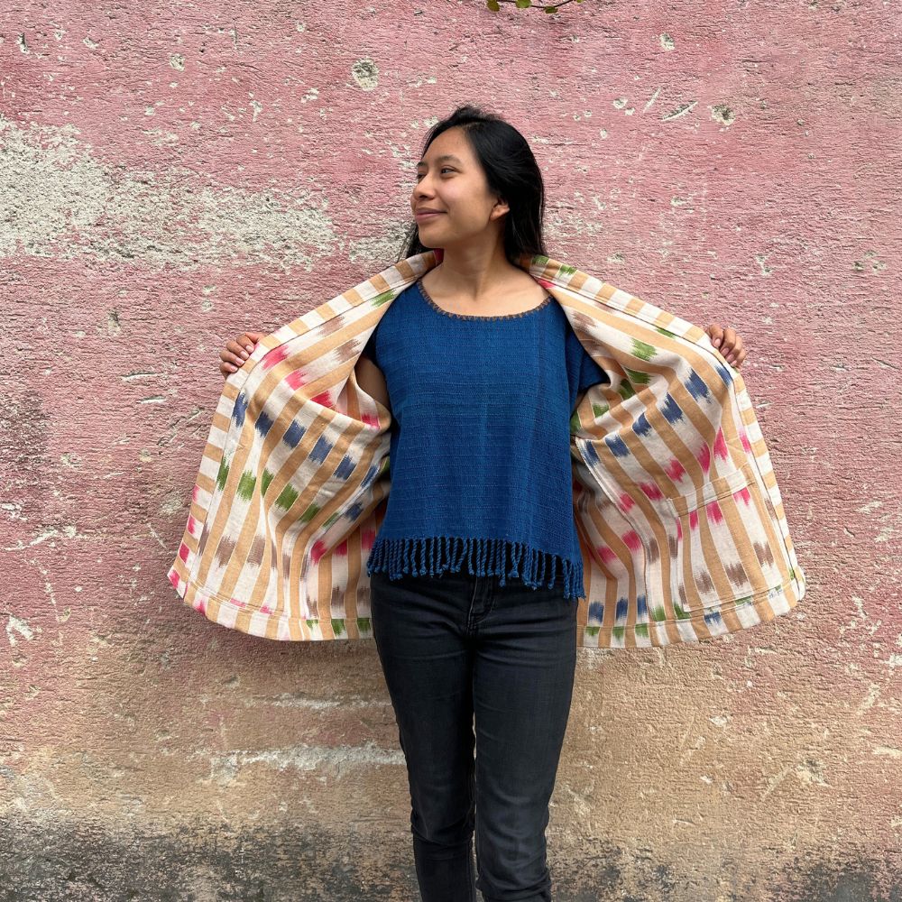 The Aiko Jacket: Confetti Ikat