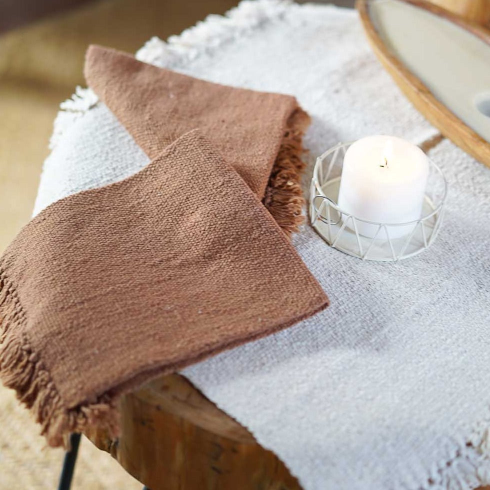 Tea Towel Set, Hand-Spun Cotton