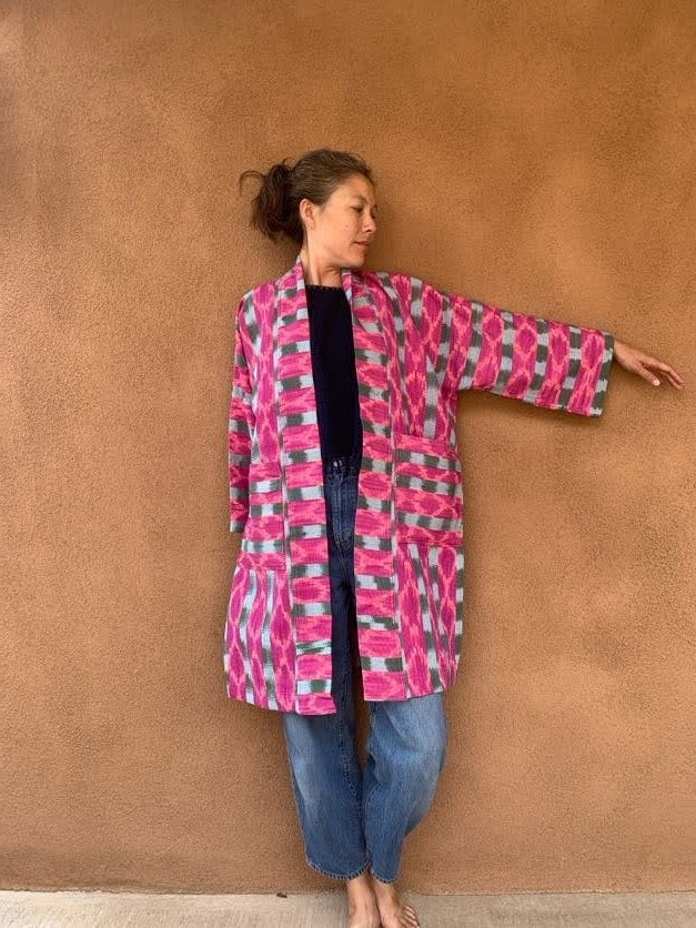 The Aiko Coat: Cake Ikat