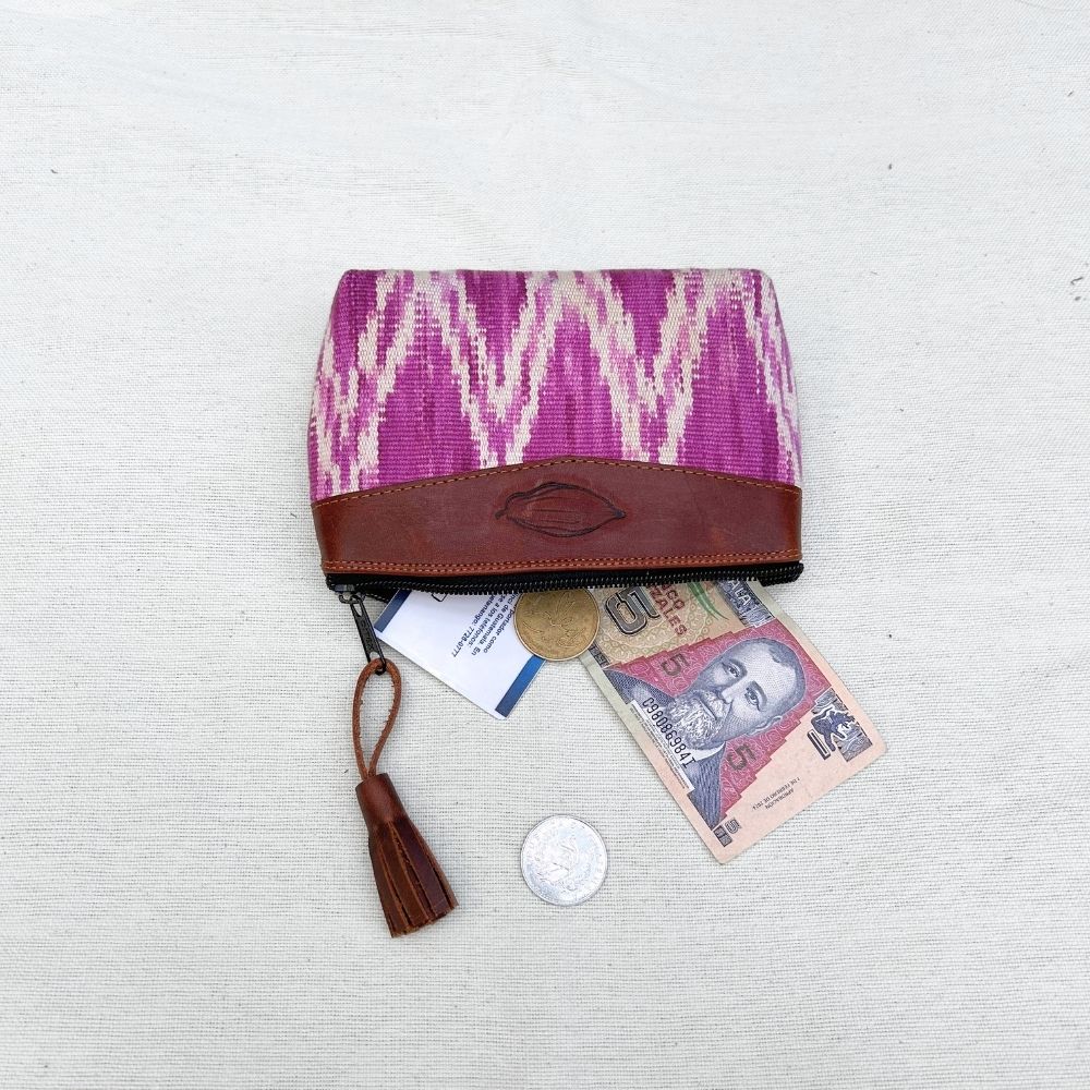 Textile + Leather Pouch 28