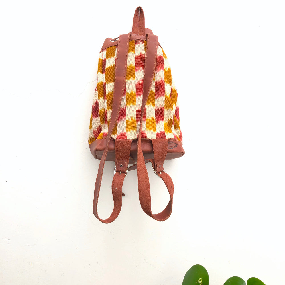 Mini Backpack in Fuego Ikat