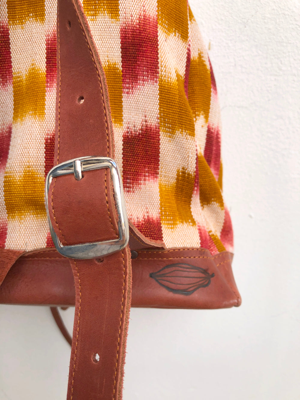 Mini Backpack in Fuego Ikat