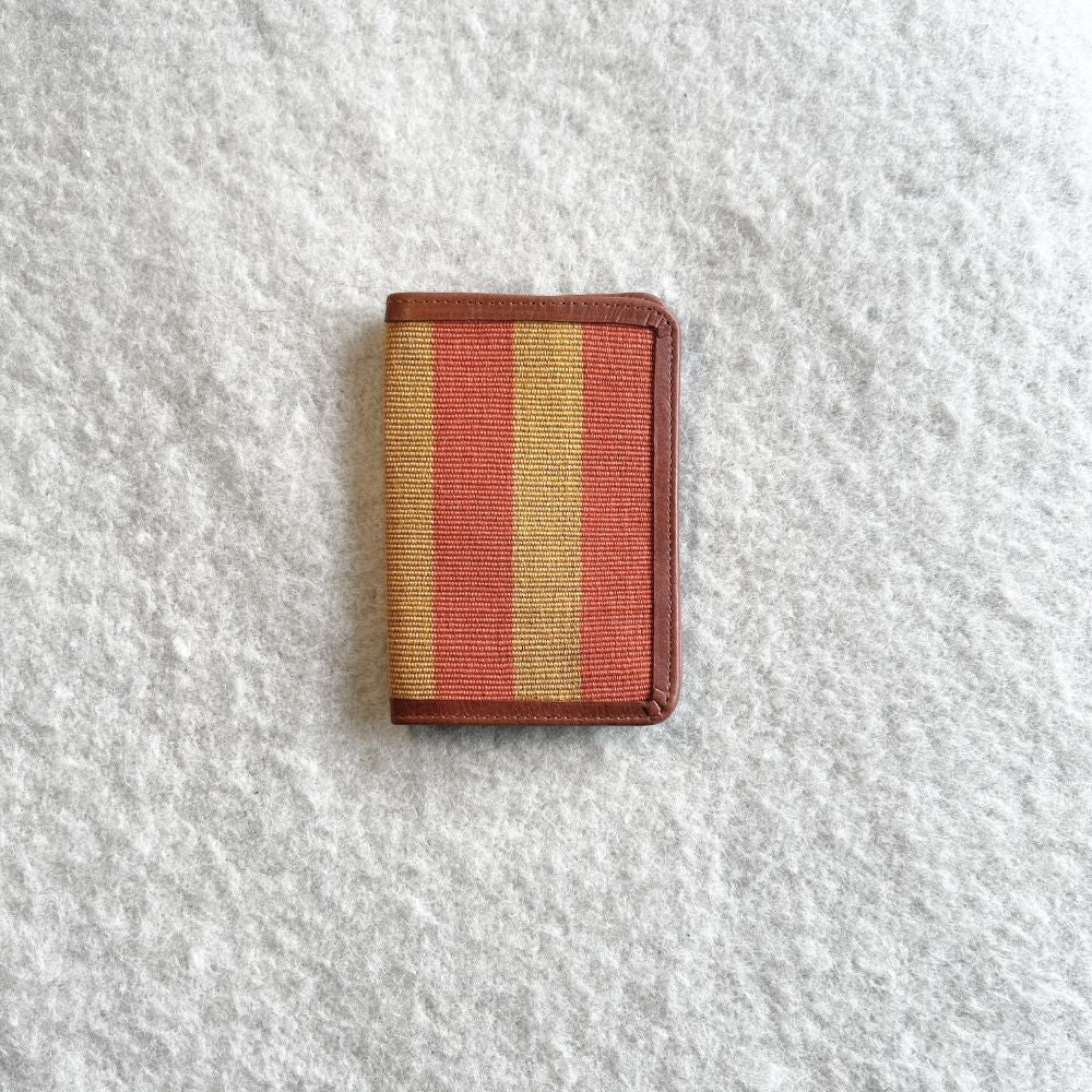 Passport Cover: Yellow and Brick red