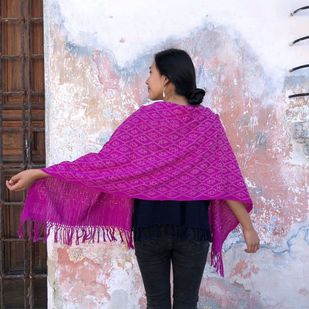 Picbil Cloud Scarf: Cochineal and Coconut