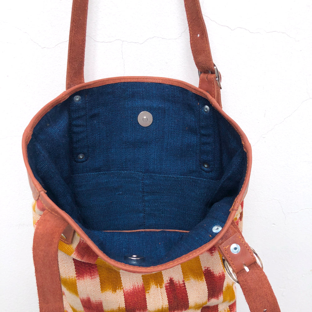 Slim Tote in Fuego Ikat