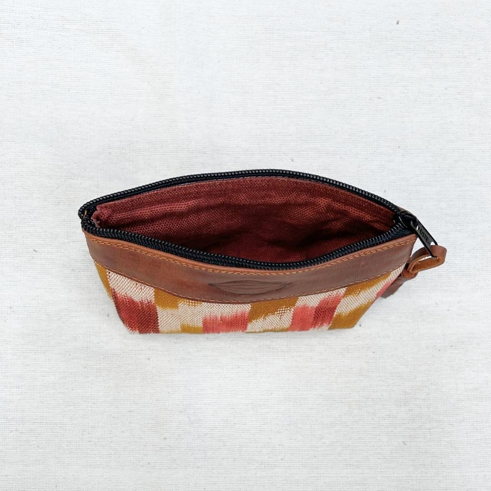 Textile + Leather Pouch 27