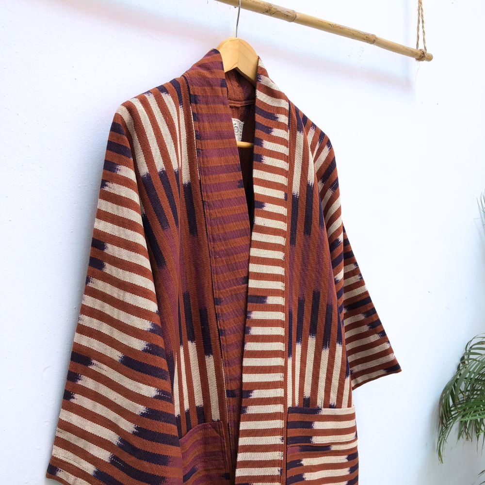 The Aiko Coat: Terra Ikat