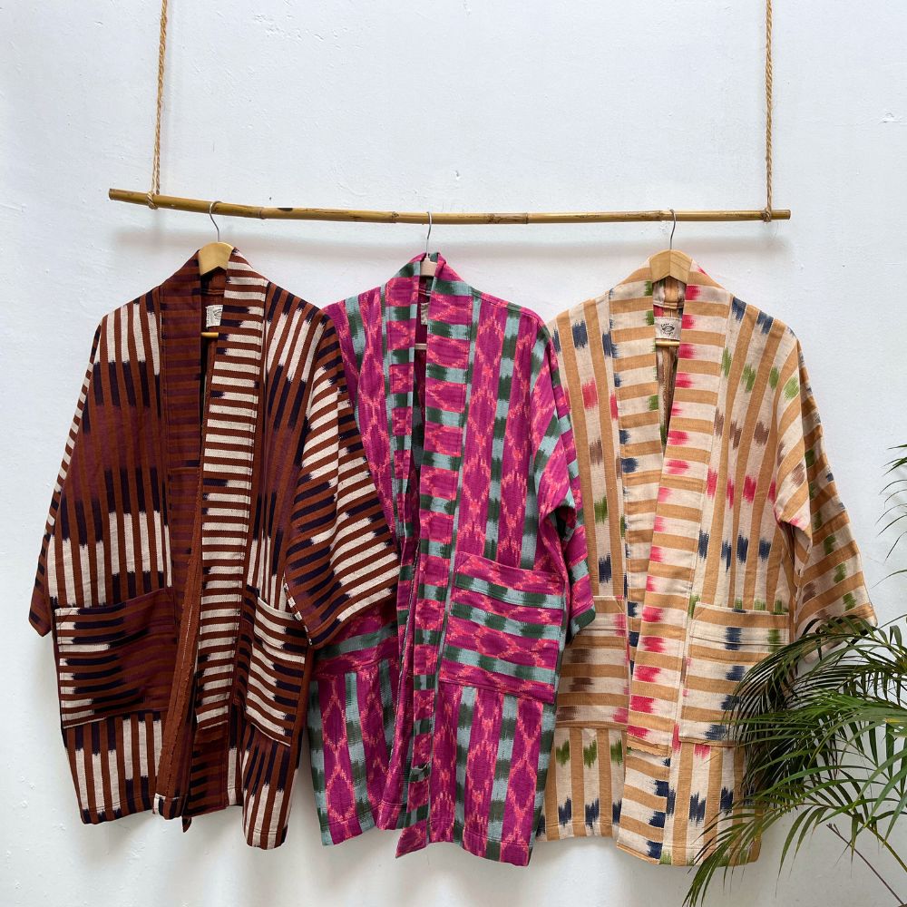 The Aiko Coat: Terra Ikat