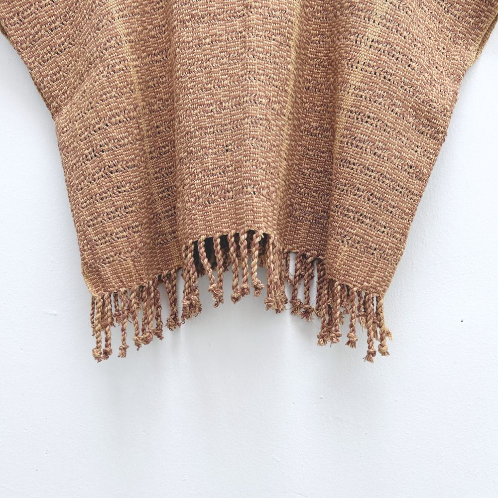 The Lake Top: Soft Brown & Beige (S Short)