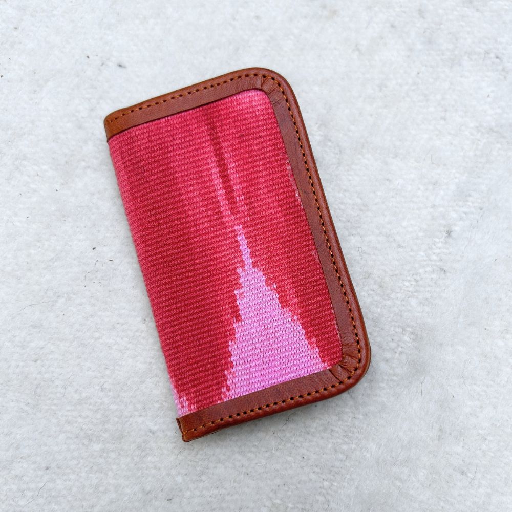 two tone Pink cardholder 