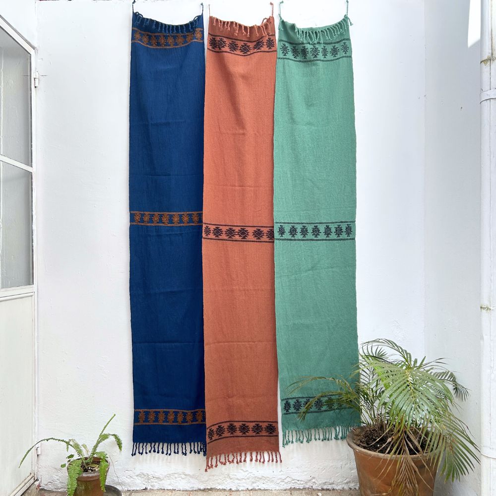 Handspun Cotton Table Runner : Ilamo