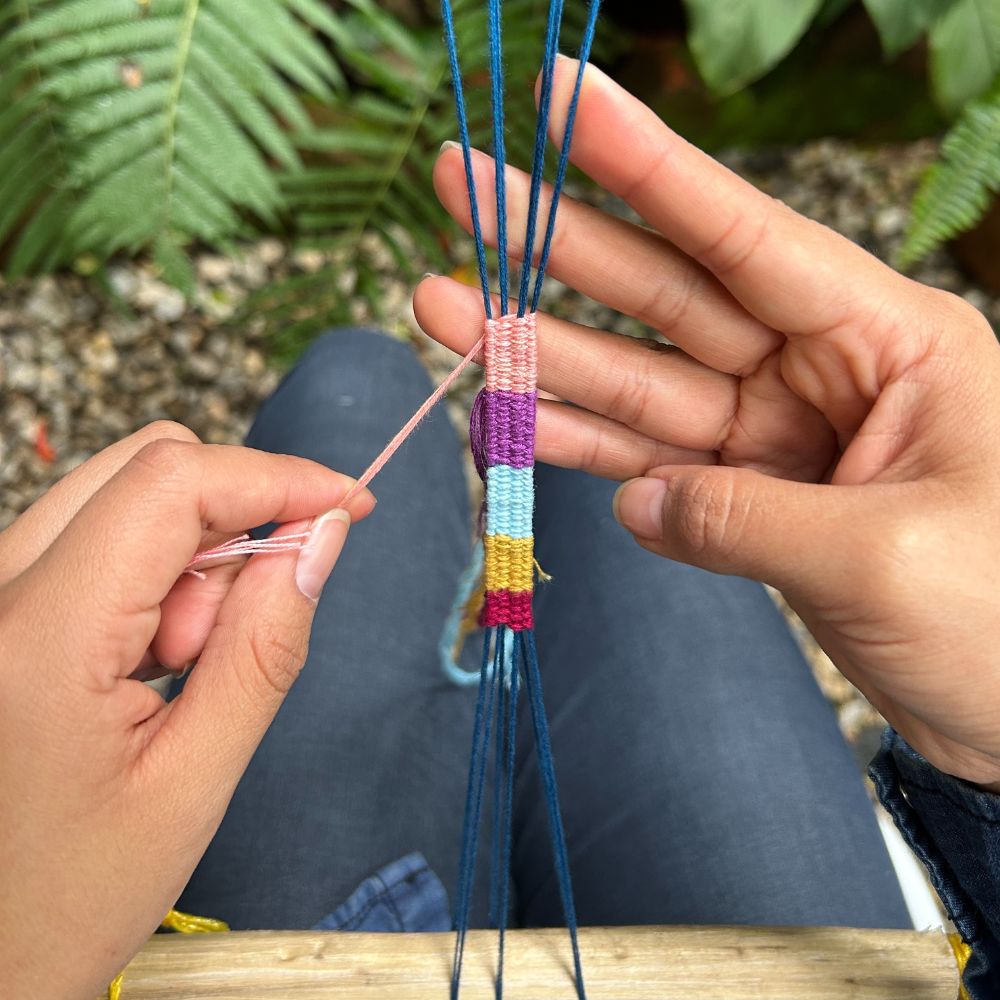 Private Class: Weave your own "pulsera" bracelet / Contact us to schedule