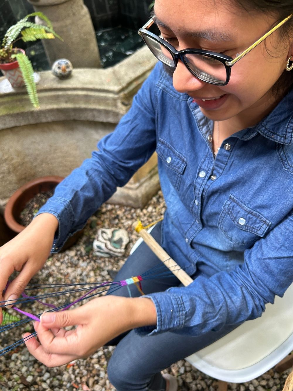 Private Class: Weave your own "pulsera" bracelet / Contact us to schedule