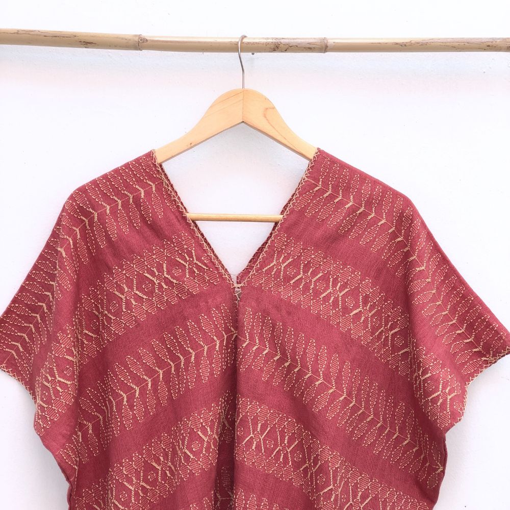 Picbil Cloud Blouse: Soft Cochineal (S/M)