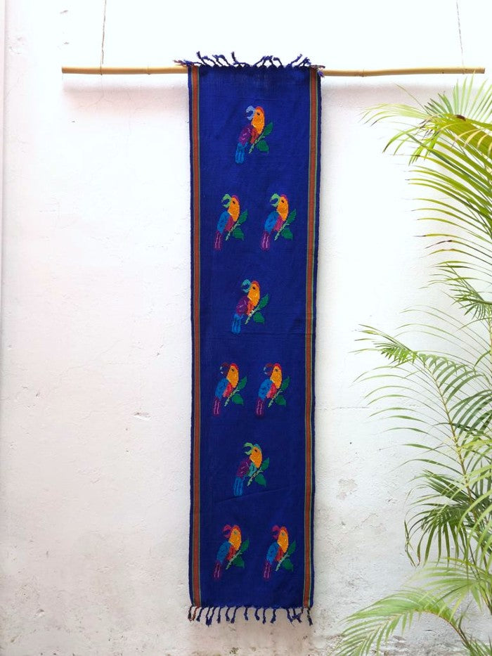 Table Runner Doña Lidia 5: Parakeets