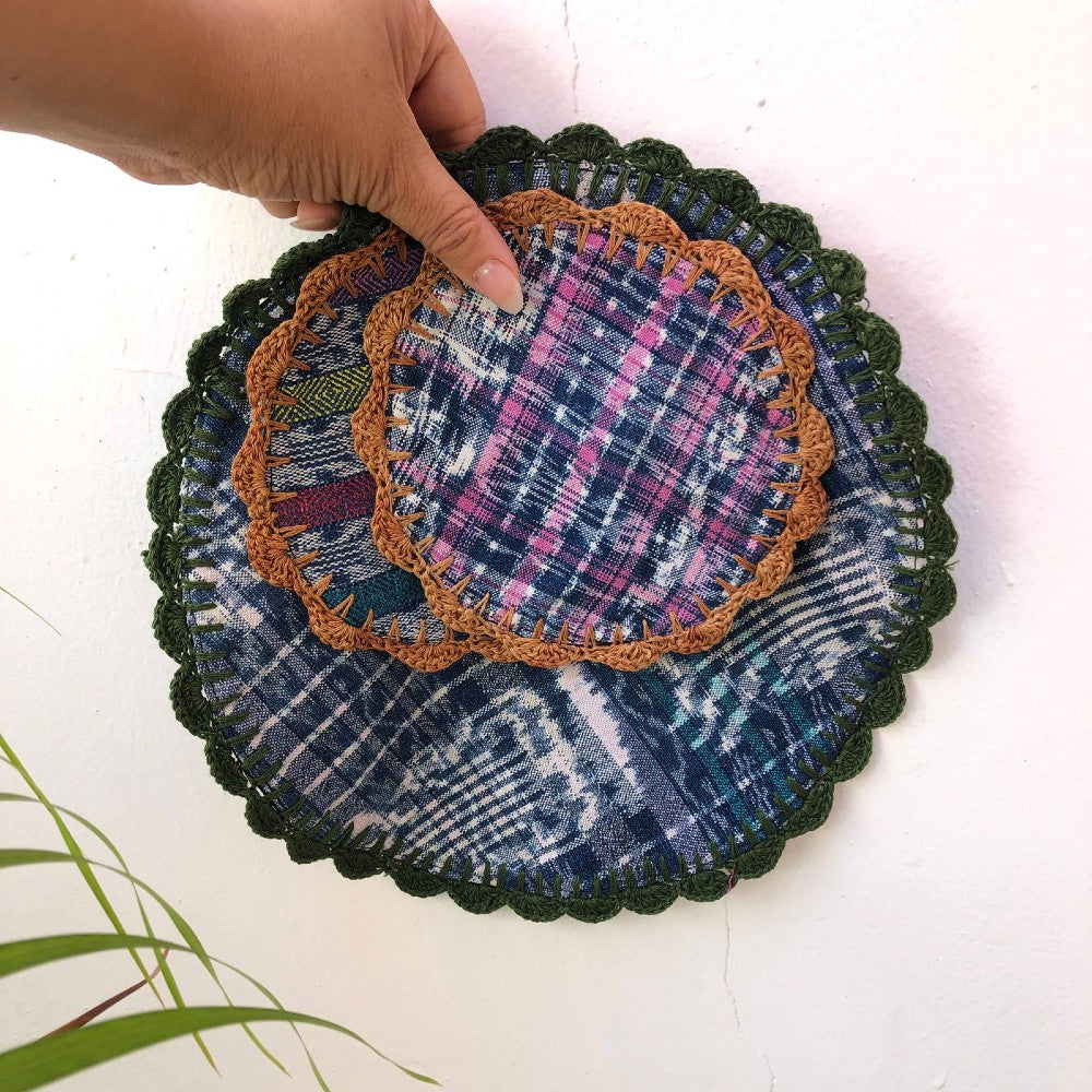 Set of Doilies - one large and two coasters