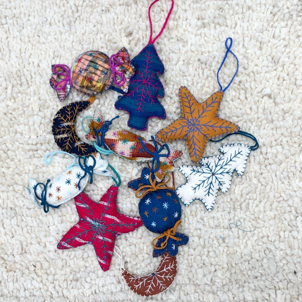 Festive Ornaments (Set of 5)