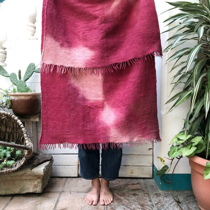 Medium Wool Rug in Cochineal
