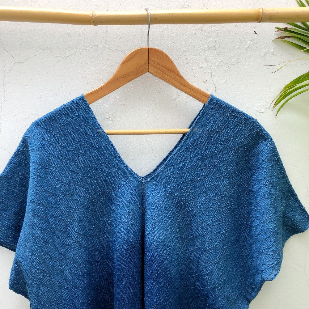 Picbil Blouse in Natural Indigo 2