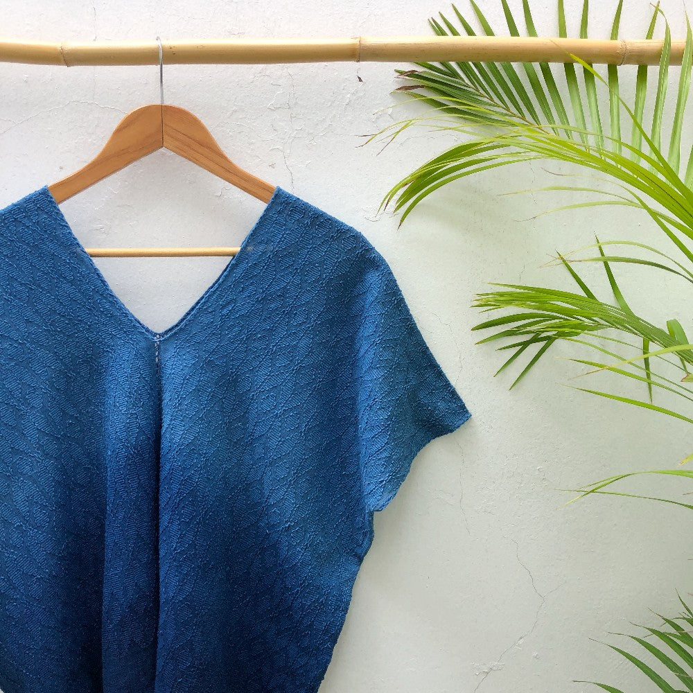 Picbil Blouse in Natural Indigo 2