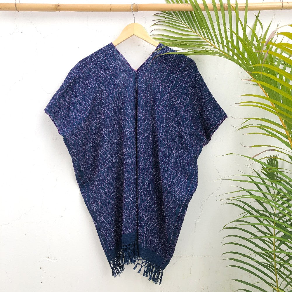 Summer Cardigan Indigo + Lilac 2 (M)