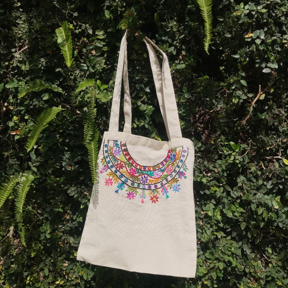 Embroidered Bag: Sumpango Style