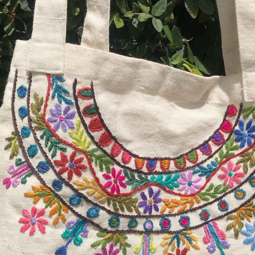 Small group Tote Embroidery with Claribel (in-person) / TBD