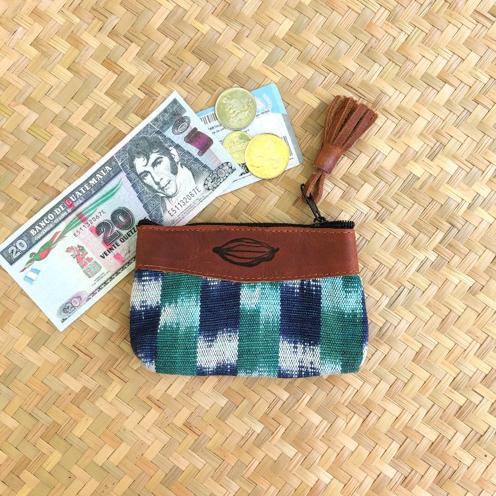 Textile + Leather Pouch 22