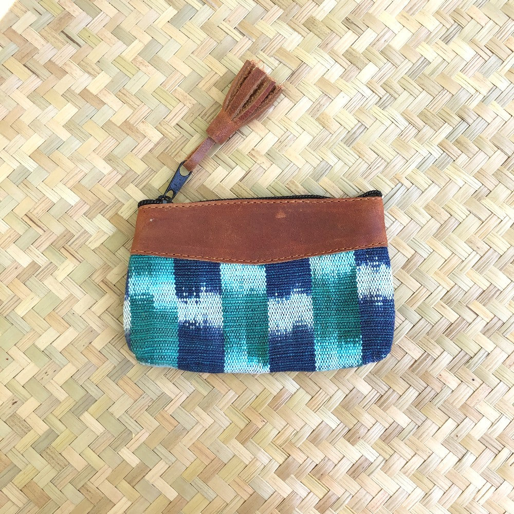 Textile + Leather Pouch 22