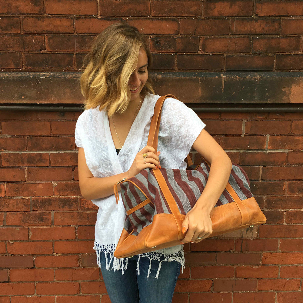 Duffel Bag in Terra Ikat